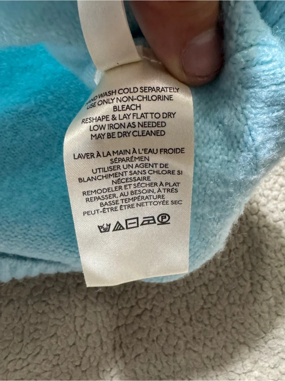 Free People tears sweater pit